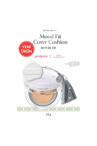 Perıpera Mood Fit Cover Cushion Spf50+pa++++ 01 Pure Fit