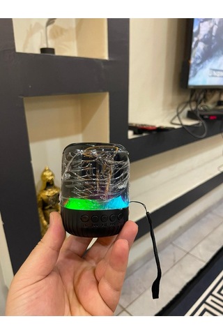 Portable Işıklı Ve Şık Tasarımlı Max-102 Bluetooth Hoparlör