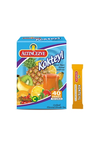 Altıncezve Kokteyl Karışık Meyve Aromalı İçecek Tozu 40 x 1.5 G