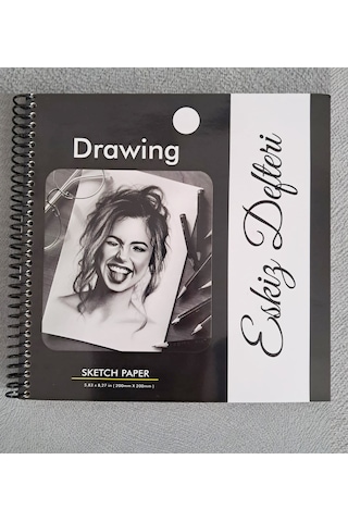 Eskiz Defteri, Çizim Defteri , Sketchbook 20cm X 20cm