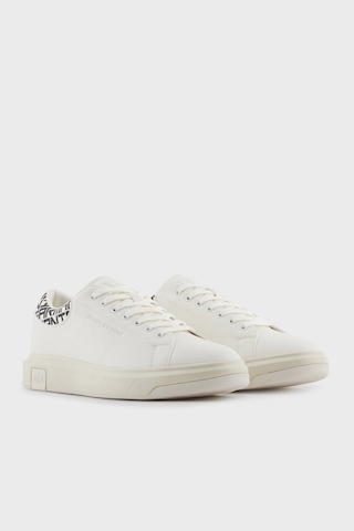 Armani Exchange Erkek Ayakkabı Xux123 Xv761 N480 Beyaz-siyah Beyaz - Siyah