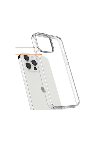 Apple Uyumlu iPhone 13 Pro Max Kilif Seffaf Silikon Hibrit Case 511351916
