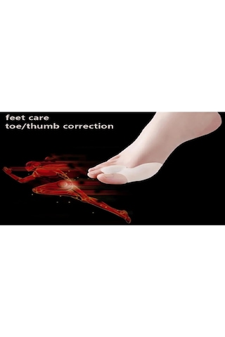 Ozclife Silikon Makaralı Ayak Baş Parmak Kemik Bunyon Koruyucu