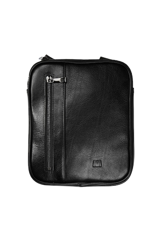 Mft Leather Hakiki Deri Erkek Postacı Çanta Cameo 2594 Napa Siyah