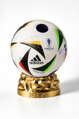 Futbol Topunuzu Ballon D'or A Çeviren Gold Kaplamalı Stand Altın