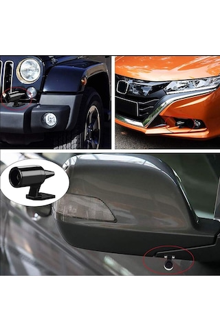 Honmex 2 Adet Gümüş Otomobil Hayvan Kovucu - Ultrasonik Ses Ve Led Işık İle Geyik/yılan Engelleyici