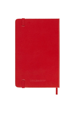 Moleskine Çizgisiz Kırmızı Defter Cep Boy Sert Kapak