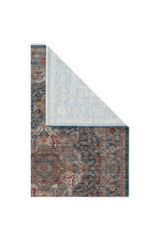 Hoom Rugs Otantik 2604 Mavi Vintage Desenli Salon Halısı