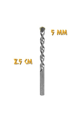 Kupa Tyson Beton-duvar Delici Elmas Matkap Ucu - 5 Mm. - 8.5 Cm. - 2 Adet