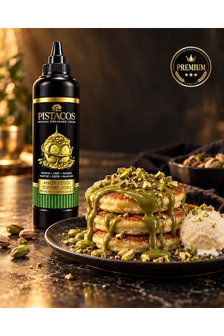 Pistacos %10 Antep Fıstığı Topping Sosu 1 Kg