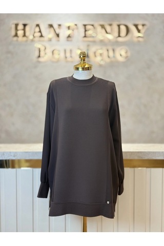 Ghisa Gh-4730t4477-k Kahve Renk Tunik Çok Renkli Ghisa Gh-4730t4477-k Kahve Renk Tunik Çok Renkli