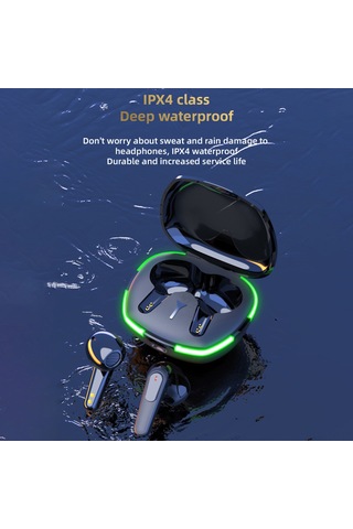 Pro60 Kablosuz Kulak İçi Kulaklık Bt Kulaklıklar Müzik Oyun Arama İçin Spor Kulaklıkları İos Android İle Uyumlu