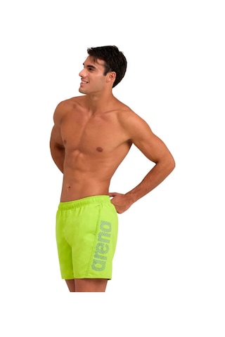 Arena 006444688 Fundamentals Arena Logo Boxer R Erkek Şort Mayo Yeşil