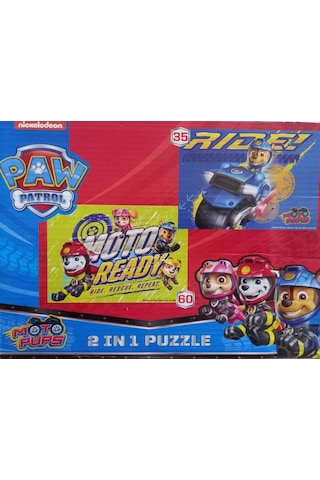 Paw Patrol Motopups 2 İn 1 Puzzle