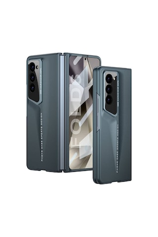 Zore Galaxy Uyumlu Z Fold 6 Kılıf Ultra İnce Kamera Korumalı Sert Rubber Msra Procase Kapak-yeşil Yeşil