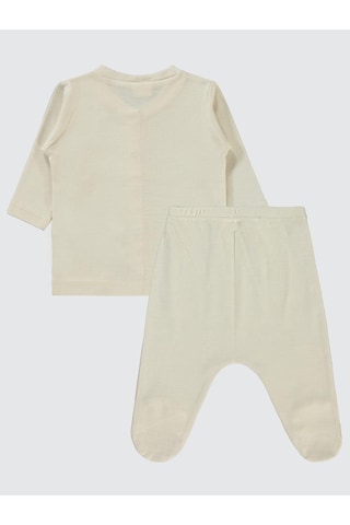 Civil Baby Düz 1-6 Ay Pijama Takımı - Bej