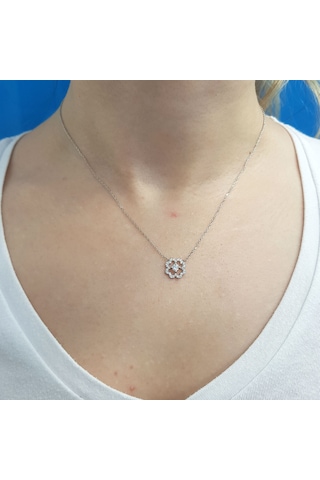 Lova Pırlanta Dört Yapraklı Yonca Kolye - 2040132