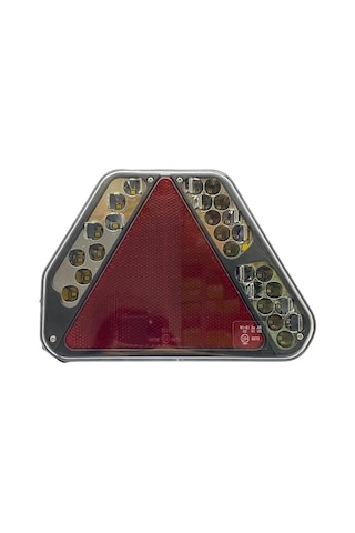 12v Stop Lambası Üçgenli Ledli Fren-park-sinyal-geri Vites 200 145 40 Mm Sağ E9