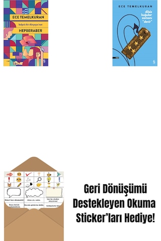 Hepberaber + Dilsiz Kuğular Zamanı Devir + Okuma Sticker'ları