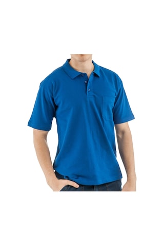 Polo Yaka Pike Kumaş Gri Tshirt