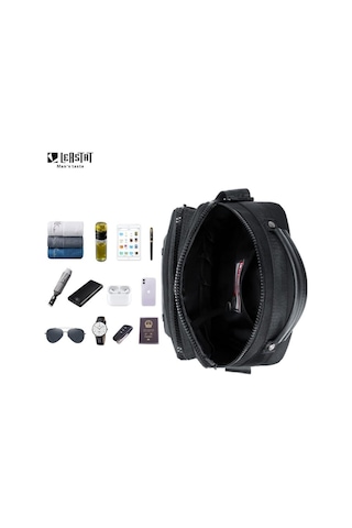 Leastat Lt9001 Postacı-Omuz Çantası-Siyah (549339733) Siyah