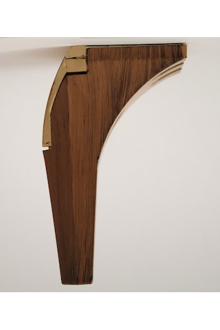 Ahsen Venedik Kahve Sarı Dekoratif 15 Cm Mobilya Ayağı