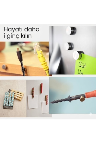 Yuvarlak Neodyum Güçlü Mıknatıs Çap 6mm Kalınlık 2mm 6mm X 2mm 100 Adet