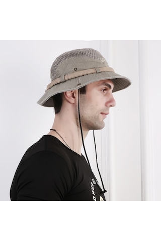 Unisex Güneşten Koruyucu Şapka, Nefes Alabilen Kumaş, Hızlı Kuruma Özelliği, Rahat Ve Hafif Tasarım Yeşil