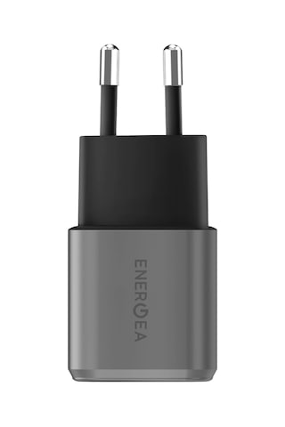 Ampcharge Gan20 20w Type-c Ve 18w Usb 3.0 Çıkışlı Hızlı Şarj Aleti - Koyu Gri