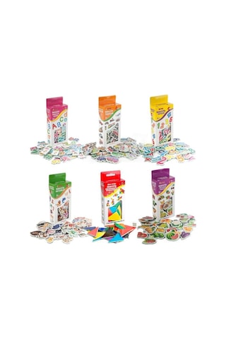 Diytoy Manyetik Oyuncaklar 6'lı Set (harfler. Sayılar. Hayvanlar. Sebze ve