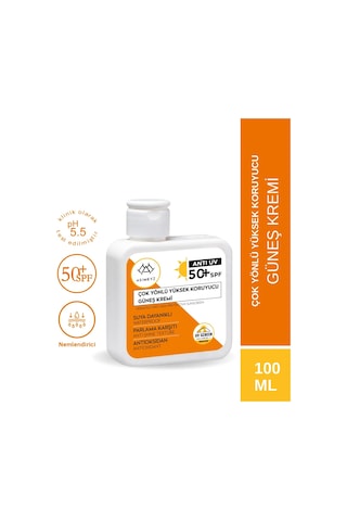 Asimeyz Çok Yönlü Yüksek Koruyucu Güneş Kremi SPF50+ 100 ML