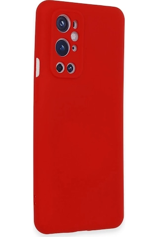 Newface One Plus 9 Pro Kılıf Nano İçi Kadife Silikon Semeglbl - 35 - Kırmızı