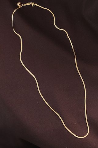 Çelik Gold Renk 60 Cm İnce İtalyan Zincir Kolye Çok renkli