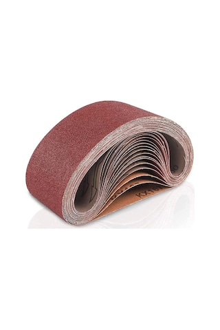 10 Adet Sonsuz Bant 100 Kum Tank Palet Zımpara Kağıdı 75 X 533 Mm