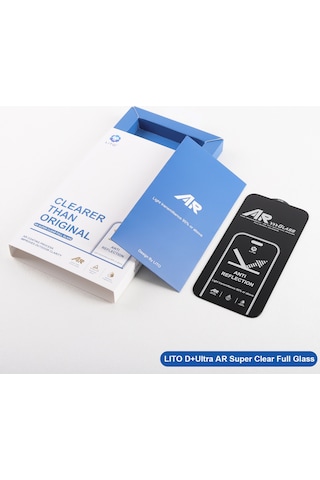 Lito D+ Ultra Ar Full Glass Apple Uyumlu iPhone 15 Pro Ekran Koruyucu