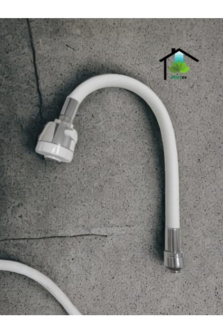 Mintev Mutfak Oynar Başlıklı 2 Fonksiyonlu Esnek Spiralli Lavabo Musluk Borusu