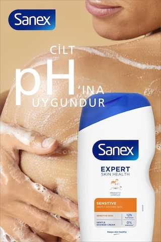 Sanex Expert Sensitive Hassas Ciltler İçin Duş Jeli 400 ML