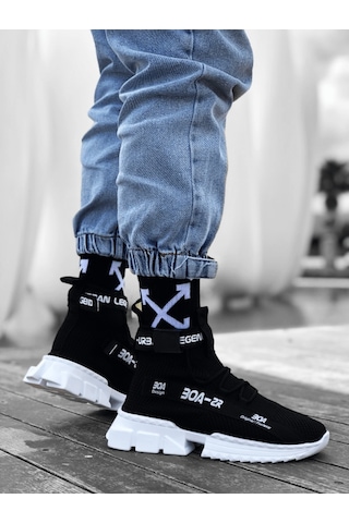 Boa Xrambrada Zr-x700 Tarz Siyah Renk Spor Ayakkabı Siyah - Beyaz