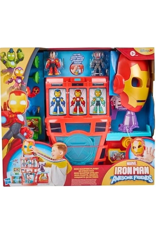 Marvel Iron Man And His Awesome Friends Iron Quarters Oyun Seti G1259
