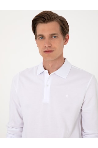 Pierre Cardin Erkek Beyaz Sweatshirt 50314048-vr013 Beyaz