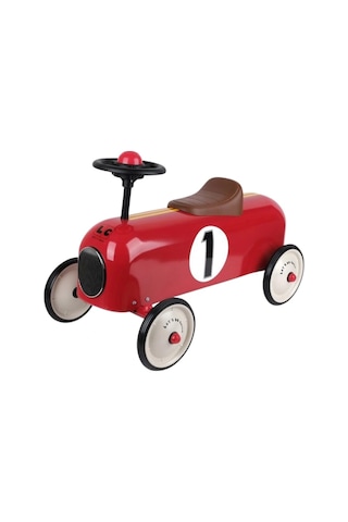 Vintage Minik Klasik Arabam Kırmızı Metal Gövde Sessiz Tekerlekli Çocuk Sürme Oyuncak Araba Çok Renkli