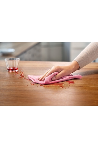 Vileda Actifiber Mikrofiber Temizlik Bezi Gri - Pembe 2 x 2'li