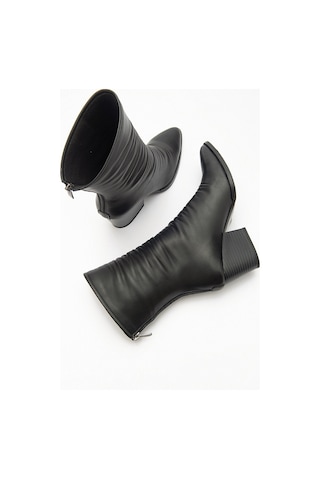 Luvishoes Luvi Shoes Laval Siyah Cilt Kadın Bot Sıyah Cılt
