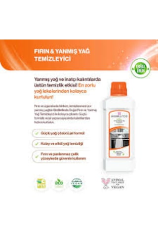 Biobellinda Konsantre Fırın Ve Yanmış Yağ Sökücü Güçlü Formül 750 Ml