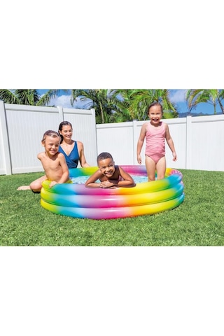 Ih58439 Rengarenk Desenli Havuz 147X33 Cm -Intex
