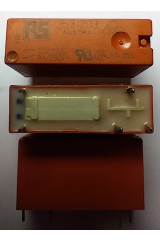 12V 8A Tek Kontak Röle Lr14385