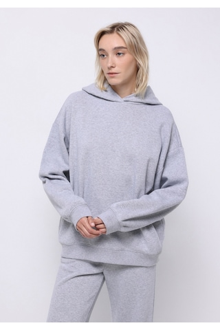 Colin's Colins Oversize Fit Kapüşonlu Düz Kadın Gri Sweatshirt Cl1076447 Q1.v2 Mga Gri Melanj