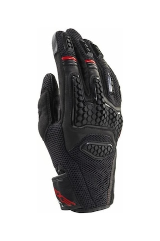 Clover Gts-3 Korumalı Yazlık Motosiklet Eldiveni Siyah