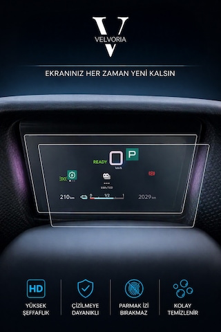 Citroen C4x 10 Inç Uyumlu Dijital Hayalet Gösterge Nano Anti-broken Ekran Koruyucu 2024