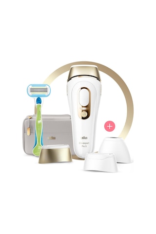 Braun Silk Expert Pro 5 PL5257 Yeni Nesil IPL 400.000 Atımlı 3 Başlıklı Epilasyon Cihazı + Çanta